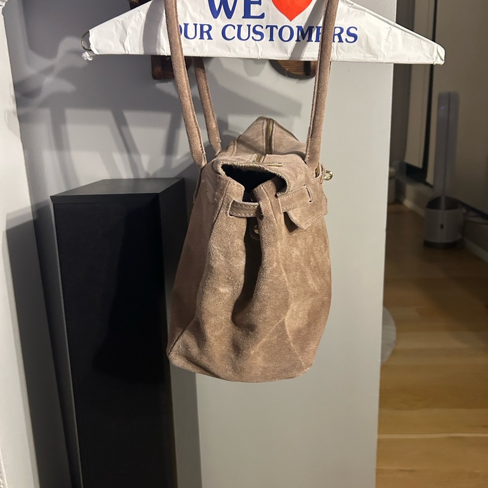 POEMIA ROMA GENUINE SUEDE HANDBAG - Picture 4 of 15